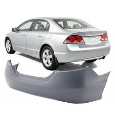 2006-2011 Honda Civic Coupe Primed Rear Bumper Cover Ho1100234 04715svaa90zz 2006-2011 Honda Civic Coupe Primed Rear Bumper Cover Ho1100234 04715svaa90zz