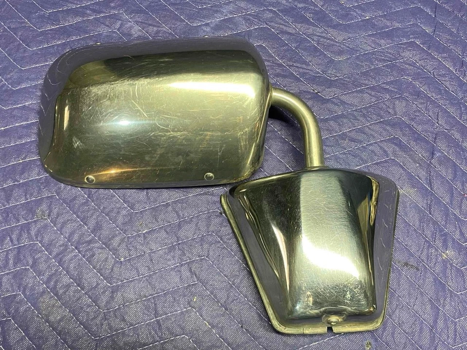 73-87 Chevy GMC Truck ESPEJOS RETROVISORES DE PUERTA ORIGINALES INOX DIESTRO K5 Blazer Jimmy Suburban Foto 3 de 4