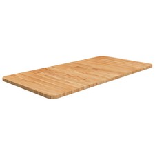 Image of WALPLUS Bathroom Countertop 80x40x1.5cm Solid Wood Vanity Worktop