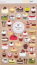 Funny Sticker World Patisserie Sticker Sheet KAWAII 