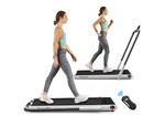 Costway - Up To 7.5MPH 2.25HP 2-in-1 Folding Under Desk Treadmill W/Speaker Cont