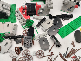 Lego Castle Knights Bundle Bundle Figures 6066 6073 6054 Forestman Castle Horses