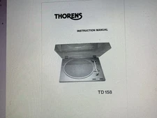 Thorens Td 158 User Manual Digital