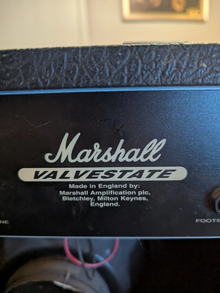 Vintage Marshall Valvestate VS65R Guitar Combo Amplifier - Black - Image 4 of 4