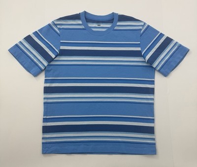 J W Anderson Uniqlo Border Striped Short Sleeve T-Shirt Size Medium