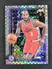2025-26 Topps Chrome KAWHI LEONARD X-Fractor Los Angeles Clippers #44