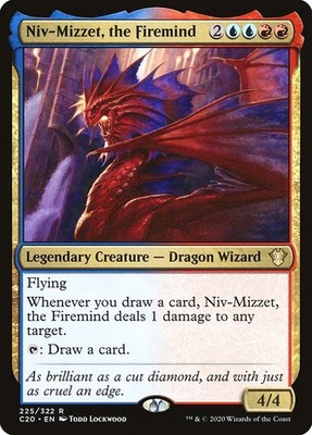 Niv-Mizzet, the Firemind NonFoil Commander 2020 225 NM MTG