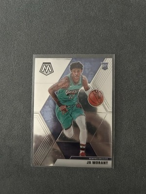 Ja Morant 2019-20 Panini Mosaic Base RC #219 Retro Grizzlies Jersey Rookie #5