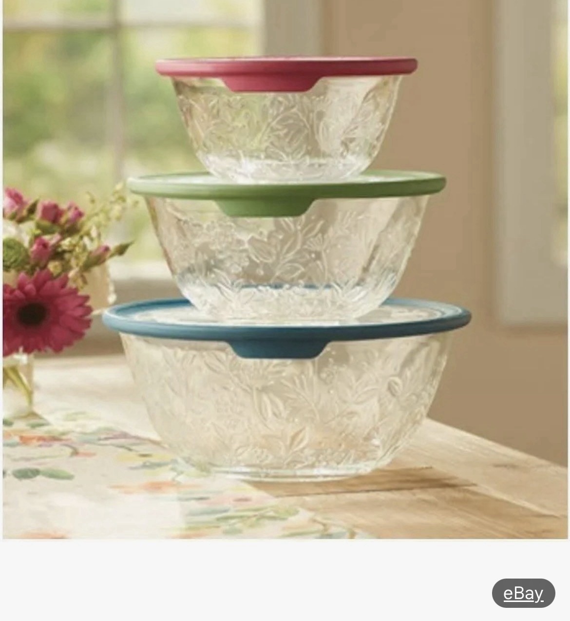 Princess House Wildflower Bowls