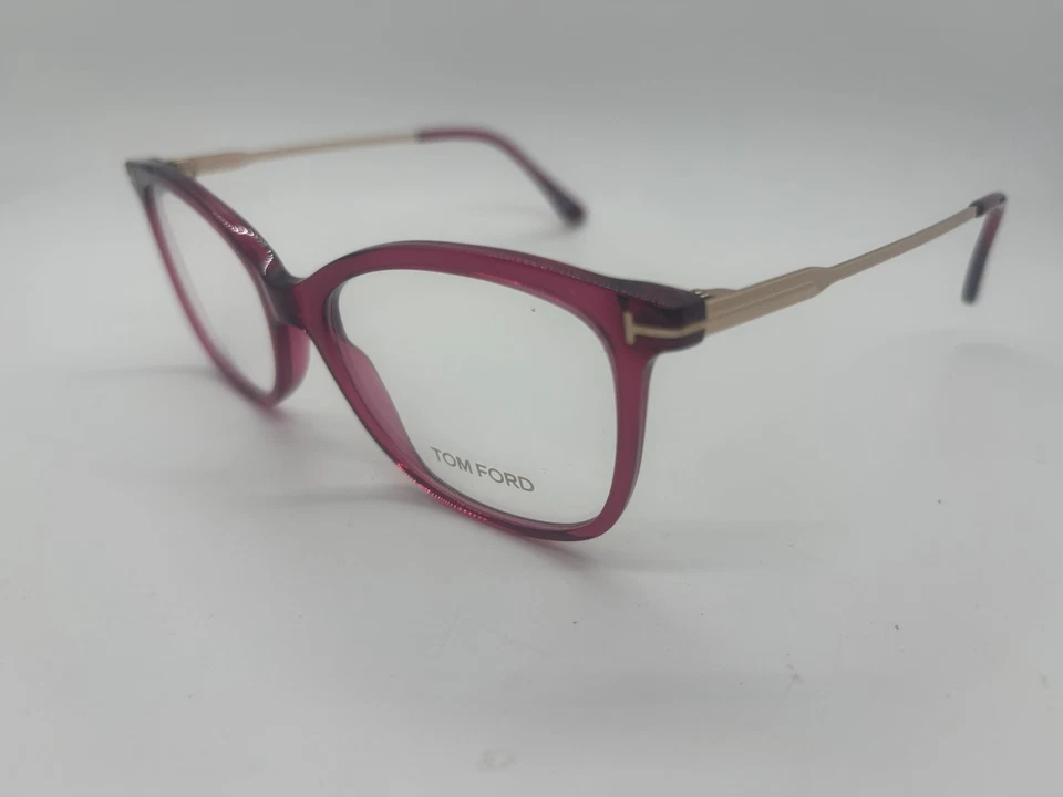 NOVO TOM FORD TF5510 081 Óculos Vermelho Violeta 52-17-140mm SEM ESTOJO - Imagem 3 de 4