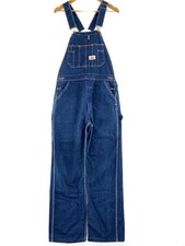 ROUND HOUSE Overalls, Size 34, Cotton, IDG LOT907, Made in USA, 80s