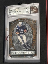 Johnny Unitas Jersey Fusion Legendary Game Used Ball Beckett 9 Mint