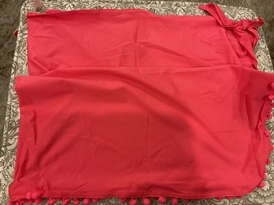 Lilly Pulitzer NWT Paxton Sarong Crab Claw Coral NWT size X S/S