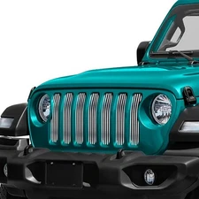 For Jeep Gladiator 20-23 Main Grille 1-Pc Chrome Polished 8x6 mm Horizontal