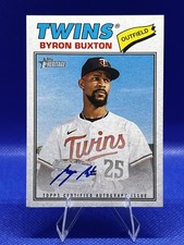 2026 Topps Heritage BYRON BUXTON Real One AUTO #ROA-BBU TWINS