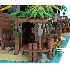 Hot Sale Pirate Shed / 21322 Barracuda Bay Extension 166 Building Toys