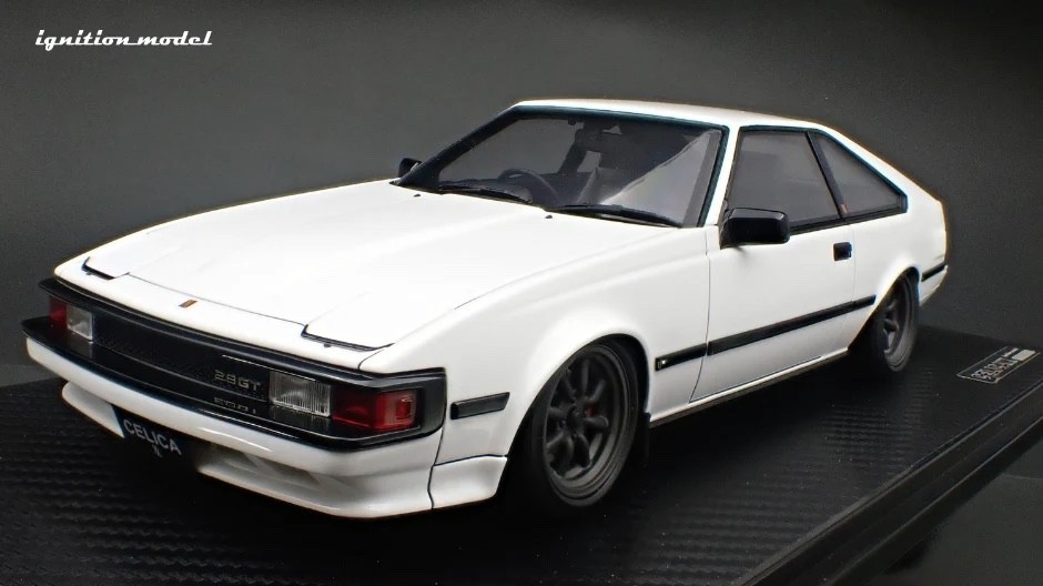 CELICA XX ignition model 1/43 ホワイト Ignition-Model Toyota Celica Supra Mk2 XX 2800 GT (A60) w
