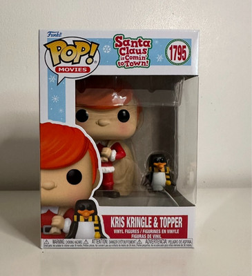 Funko Pop Kris Kringle & Topper #1795 - Santa Claus Is Coming To Town - NEU