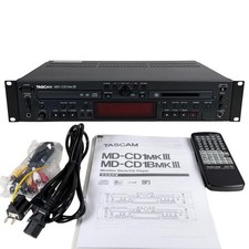 TASCAM MD-CD1 MKIII MD/CD Rackmount Deck MD Recorder CD Player
