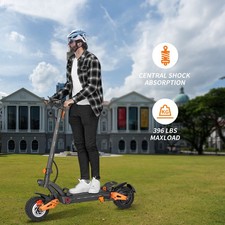 11'' Off Road E-Scooter 6000W Dual Motor 50Mph Max 30Ah Folding Electric Scooter