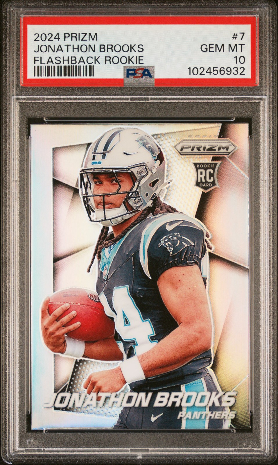 Jonathon Brooks Panini Prizm Flashback Rookie #7 Base