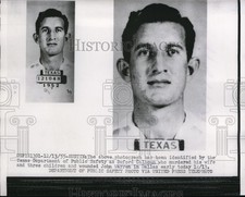 1955 Media Photo Austin Texas Buford Calhoun John Warren Murdered Family