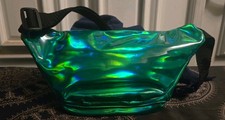 St. Patty's Day iridescent green crossbody/fanny pack lots of room & adj strap