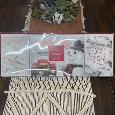 40 Hallmark Holiday Card Assortment Envelopes, 4 Designs that Sparkle with Class