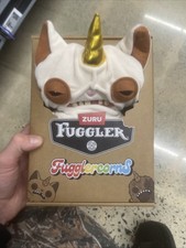 ZURU Fuggler Fugglercorns White Unicorn Plush Gold Horn Ugly Monster Mcstinkles
