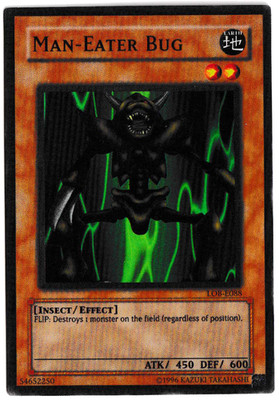 Man-Eater Bug Super Rare LOB-108 NM-LP