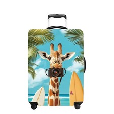 Luggage Cover Elastic Suitcase Cover Protector Fits 20-34 Inch Suitcase Trave...