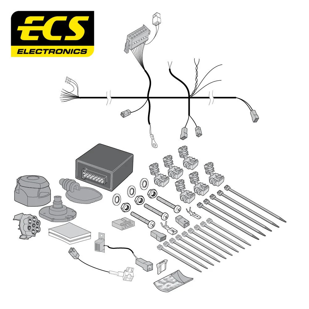 Towbar Wiring Kit 7 Pin MAZDA 6 Estate September 2016 - MZ15307U