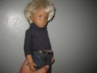 vintage Sasha Morgenthaler serie made in england blond gregor denim sandals doll — photo 2