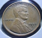 1920-D 1c Lincoln Wheat Cent Penny - Denver Mint - VF+