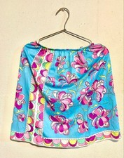 EMILIO PUCCI Light Blue Mini Skirt Size L 14-16 60S vintage Used