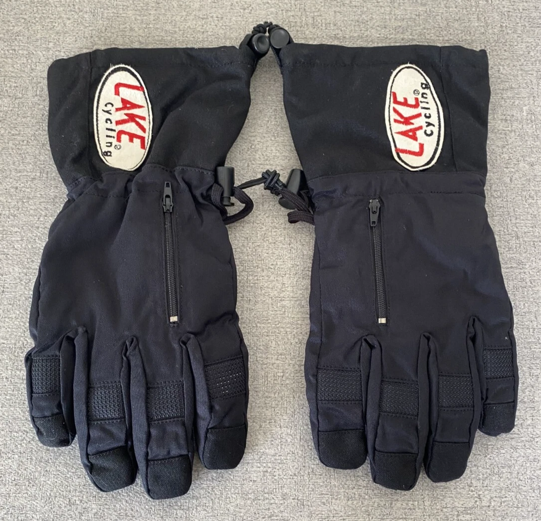 Lake Cycling Winter Gloves Ski Snowboarding Driving Warm Zip Pocket Adjustable