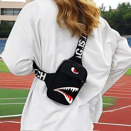 Bolso de Hombro Bolso Bandolera Hombre Mujer Pequeño Bolso Bandolera Informal Teléfono Bolso Pecho - Imagen 4 de 6