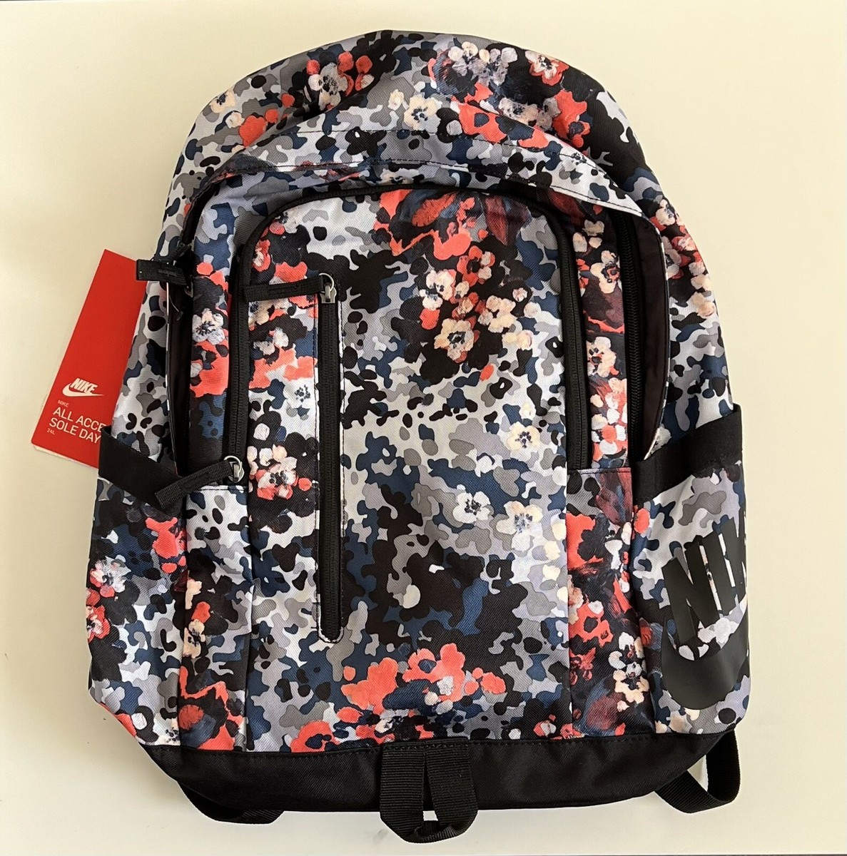 nike floral backpack
