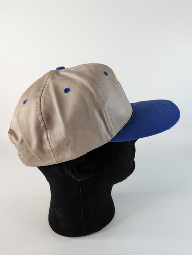 Miller Lite Beer Snapback Hat - Tan Blue Adjustable Baseball Cap - EUC - Picture 3 of 6