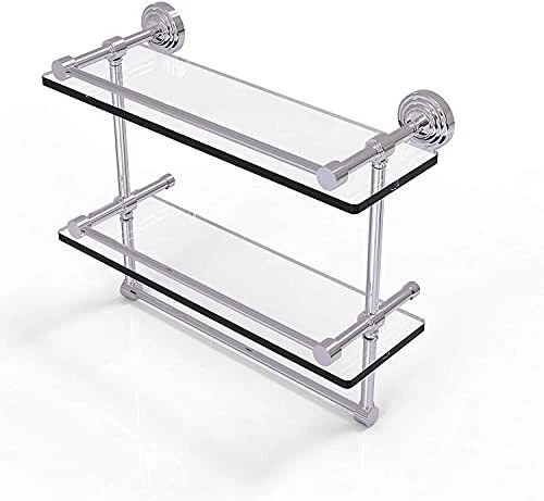 16 inch towel bar with shelf hot sale