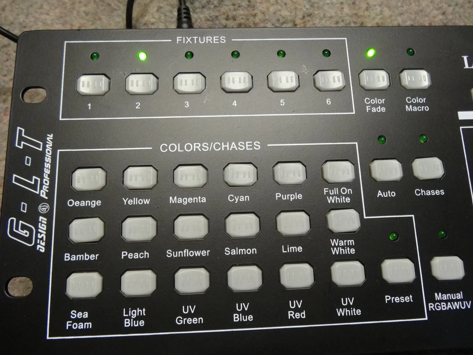Lichtmischpult m. Musiksteuerung(regelbar) LED-Control 306 DMX512 (PREISSENKUNG! - Bild 3 von 4