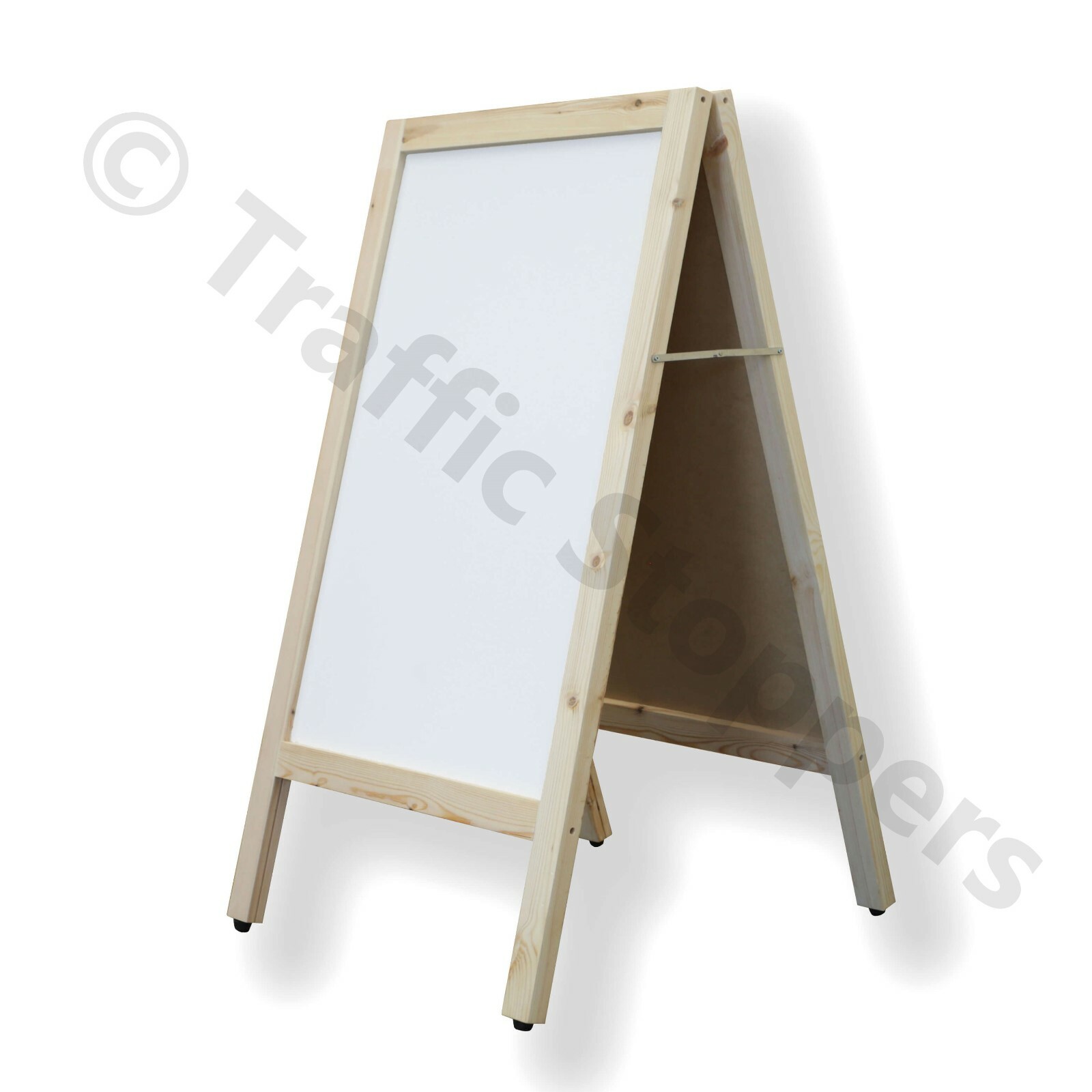Whiteboard with Wooden Aframe 1100 x 600mm Business Education White