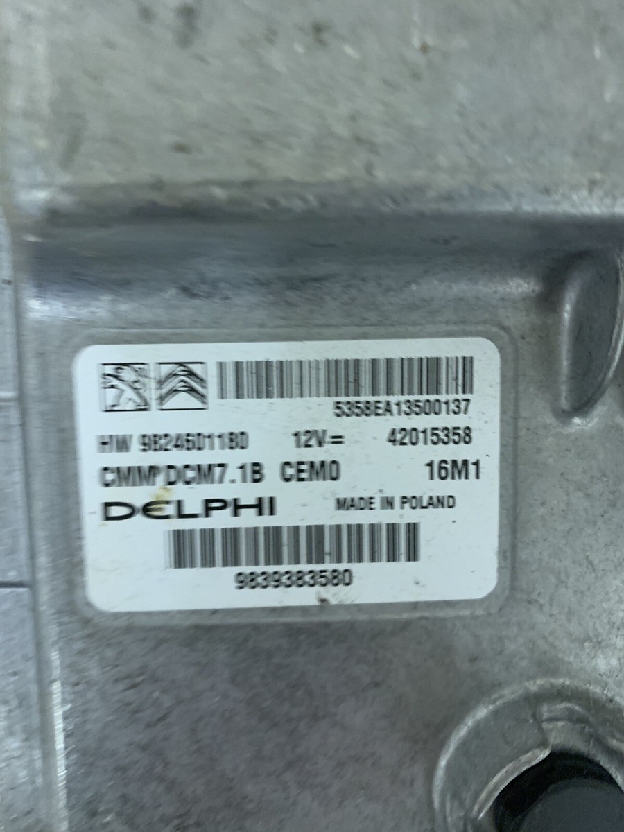 PEUGEOT BOXER ECU SET-46858322/42015358/1394436080 | eBay 