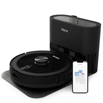 iHome - Nova Pro - Smart Navigation Robot Vacuum  - Very Good Condition - Black