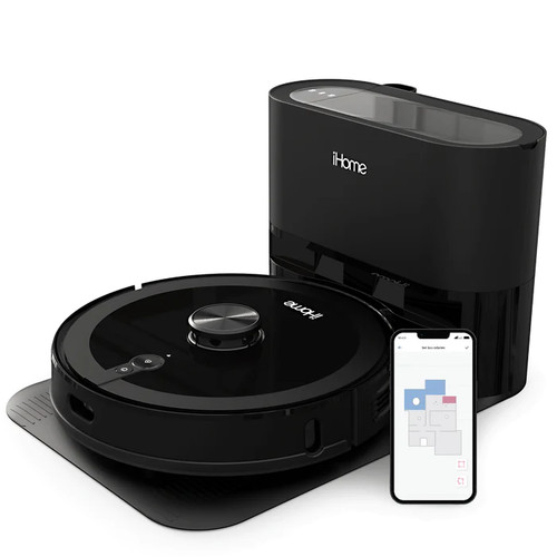 iHome - Nova Pro - Smart Navigation Robot Vacuum - Very Good Condition - Black