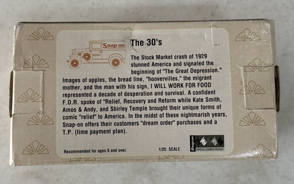 Liberty Classics Snap-on 1929 Ford Modelo A furgoneta de reparto banco de monedas coleccionable Foto 4 de 4