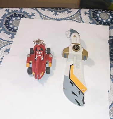 Mighty Morphing POWER RANGERS SABA / SABER SWORD LAUNCHER with CAR 1994