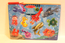 Melissa  Doug Magnetic Game Puzzle Ocean Fishing Puzzle Preschool Ages 3 NEW