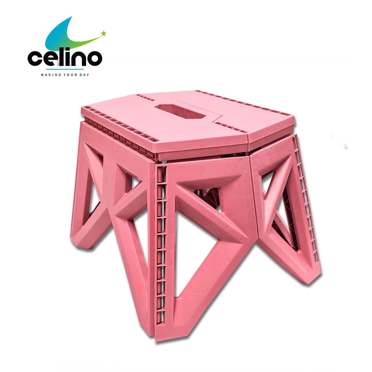 Foldable Stool Step Chair Lightweight Kitchen Outdoor Camping