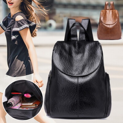 ladies backpacks leather